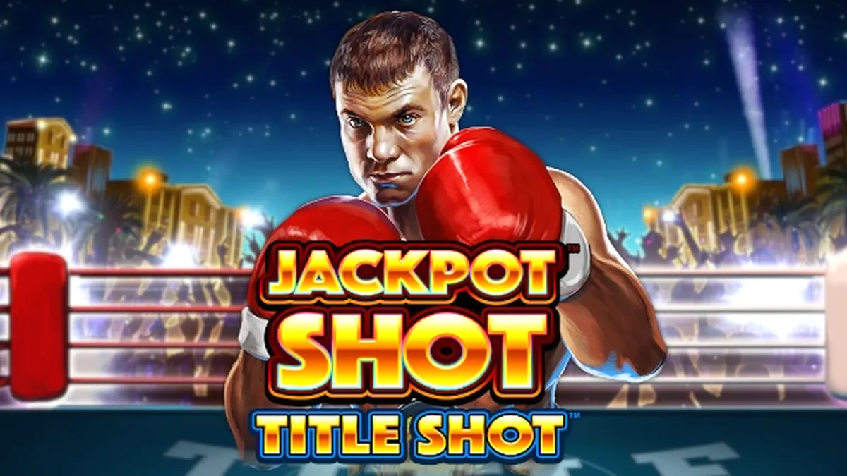 Tampilan visual slot Title Shot dengan nuansa kompetisi olahraga